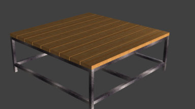 Fabriquer une table en métal et bois