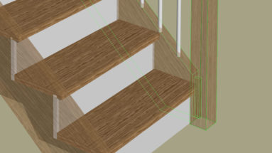 conception et fabrication de poteaux d'escalier
