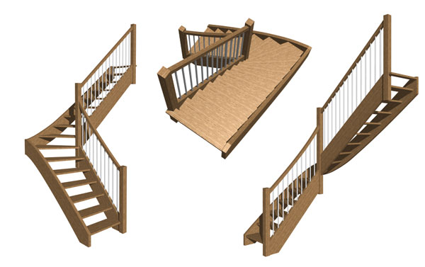 modèle 3d stairdesigner