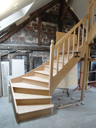 projet d'escalier