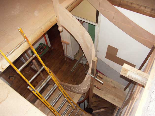 L’installation d’un escalier dans un espace exigu
